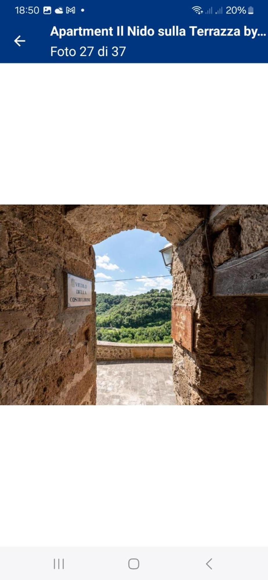 Il Nido Sulla Terrazza Lejlighed Pitigliano Værelse billede